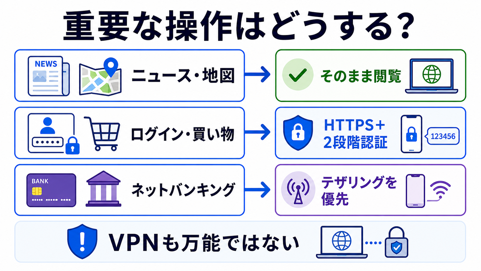 公共Wi-Fiを安全に使う方法